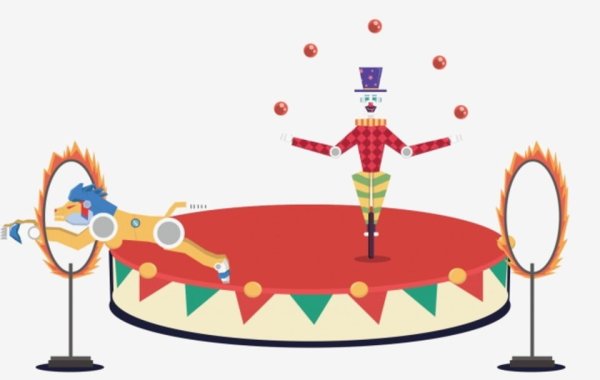 Рисование на тему цирк