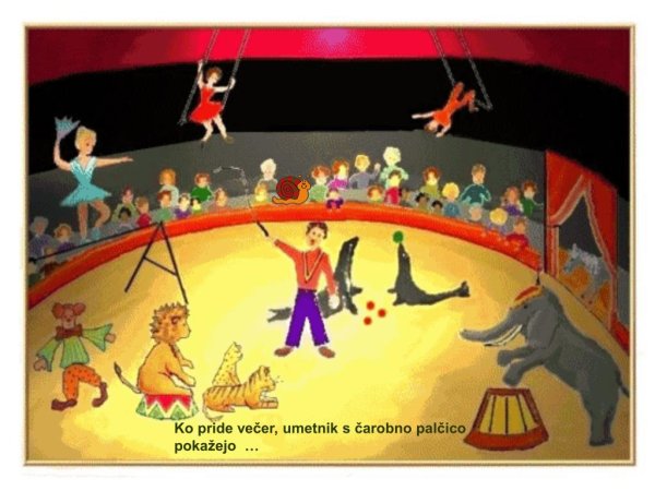 Цирк шатер сцена