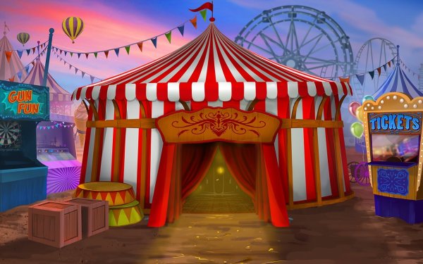 Игрушечный цирк шапито