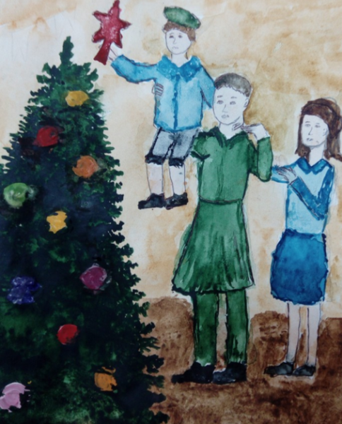 Конкурс рисунков на тему елка