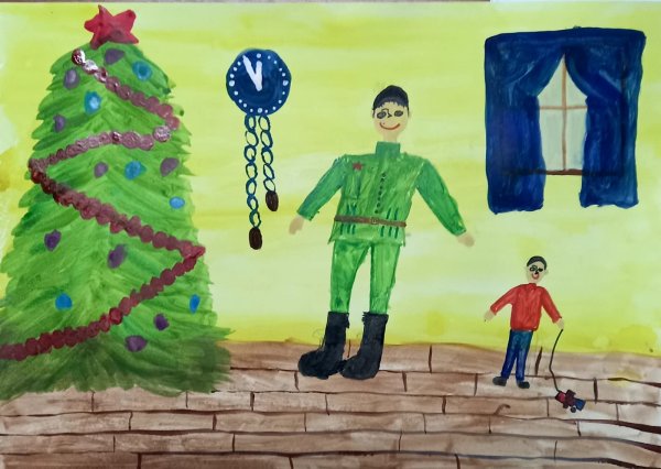 Рисунок елки на конкурс