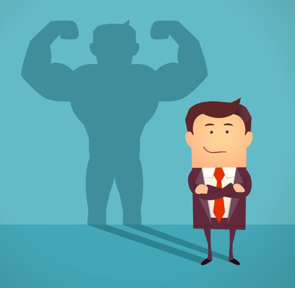 Уверенность в себе вектор