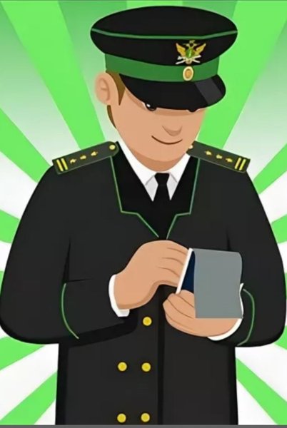 Судебный пристав человечек