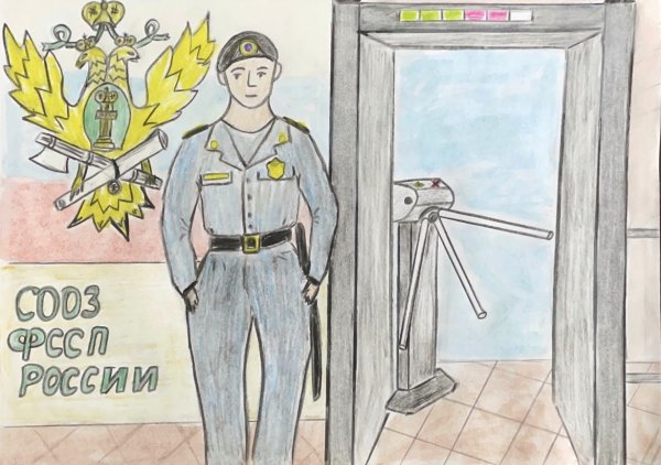 Картинки судебные приставы карандашом