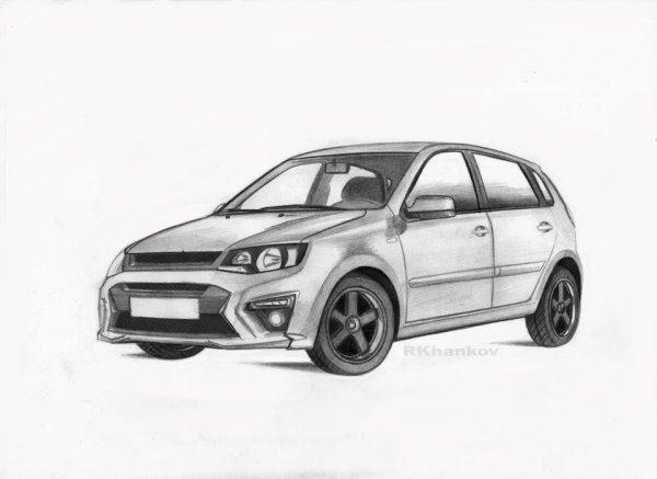 Лада Калина 2 универсал эскиз