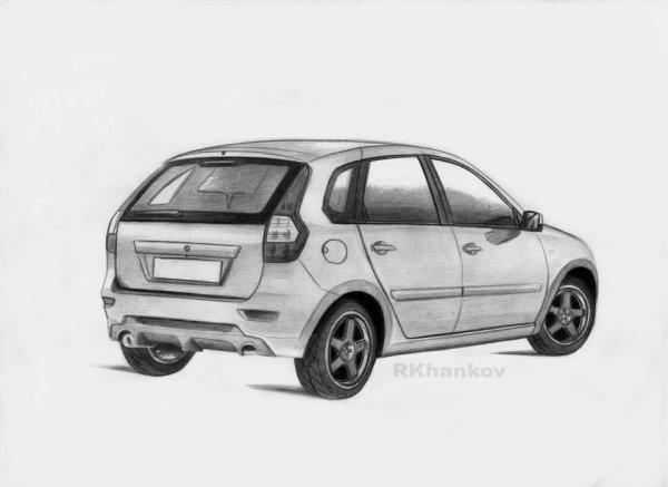 Рисунок Лада Калина 1117