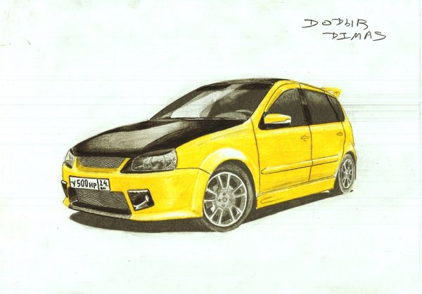 Рисовать ладу калину