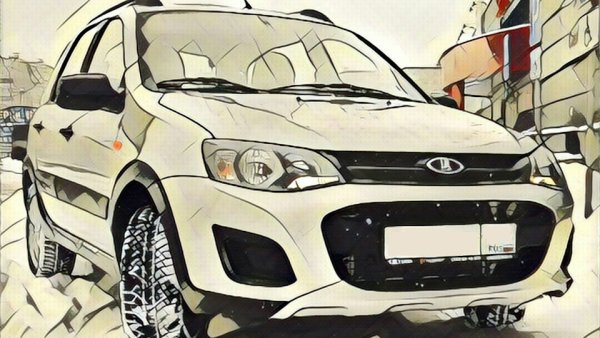 Раскраска Калина кросс