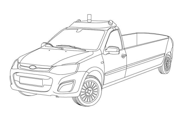 Раскраска Лада Ларгус кросс