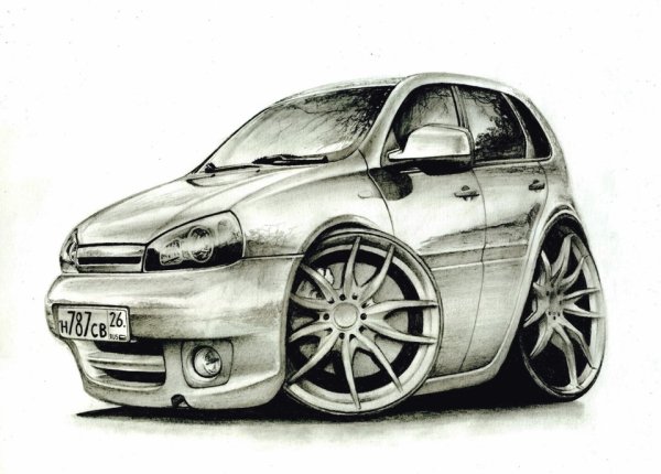 Рисовать ладу калину