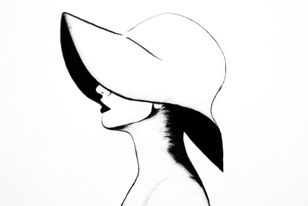 Девушка в шляпе