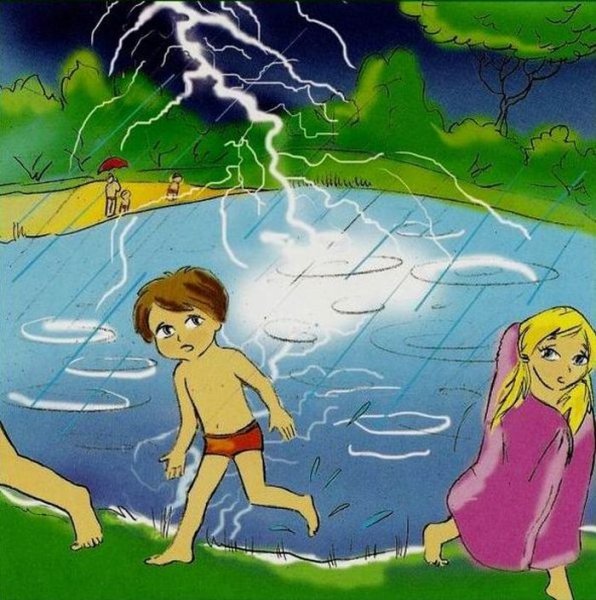 Гроза рисунок