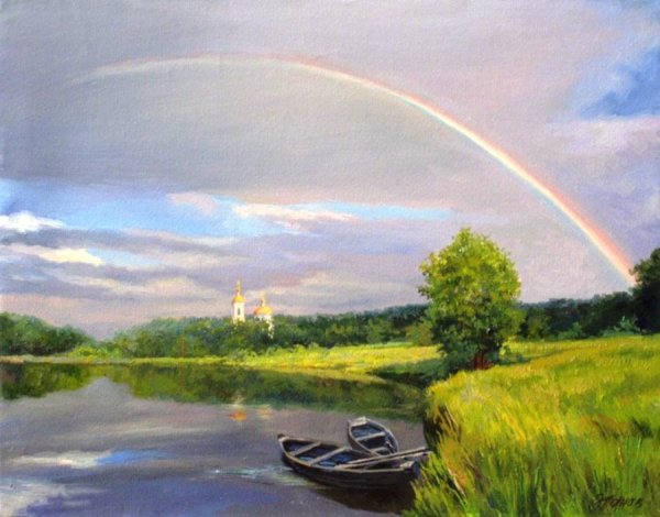 Гроза в лесу для детей