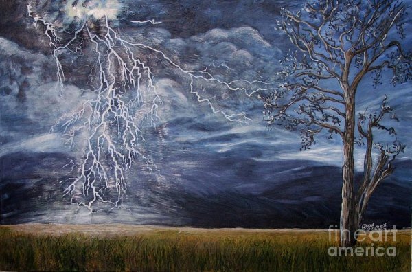 Дождь и молния