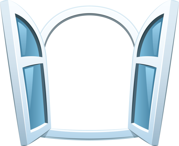 Окно на прозрачном фоне