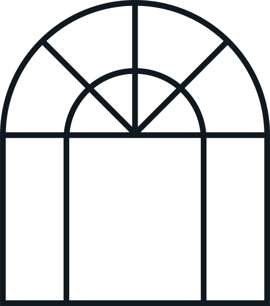 Арочное окно вектор