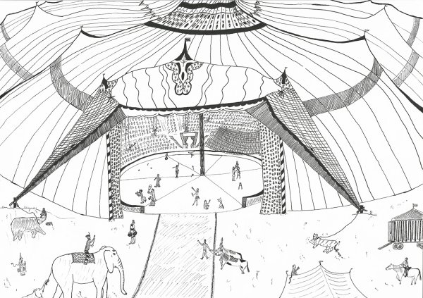 Арена цирка картина