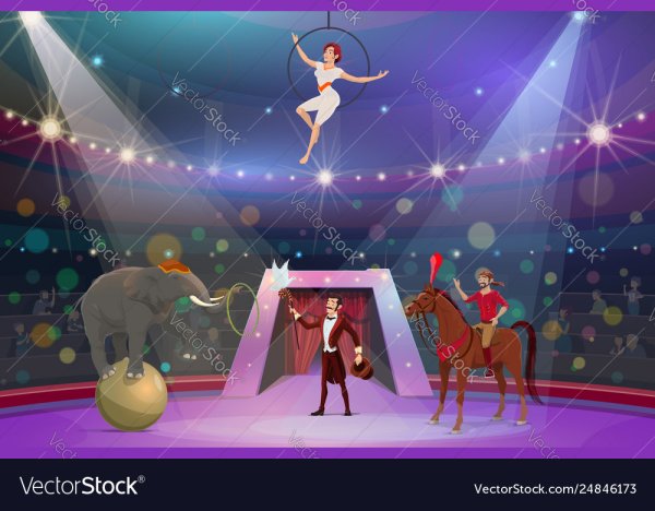 Детские рисунки цирк