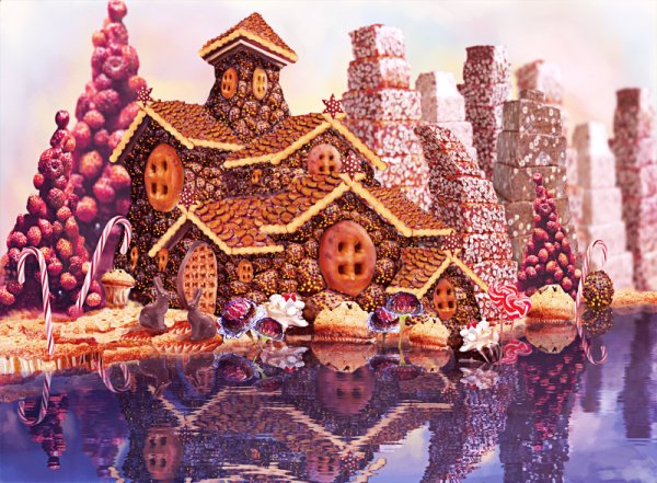 Конфетный домик