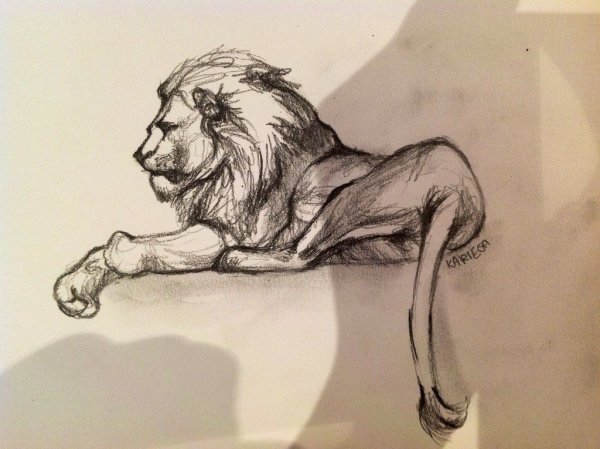 Лежачий Лев вектор