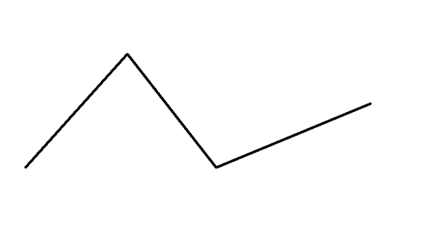 Замкнутая ломаная линия из 5 звеньев