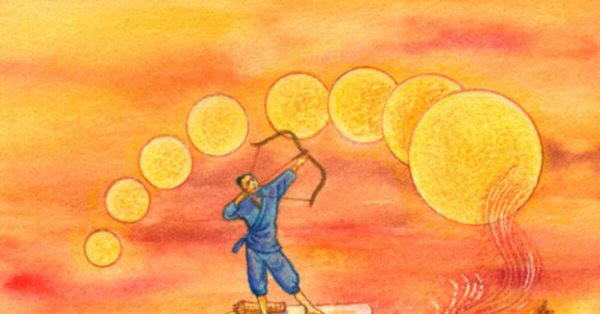 Древнееитайский миф подвиг стрелка и