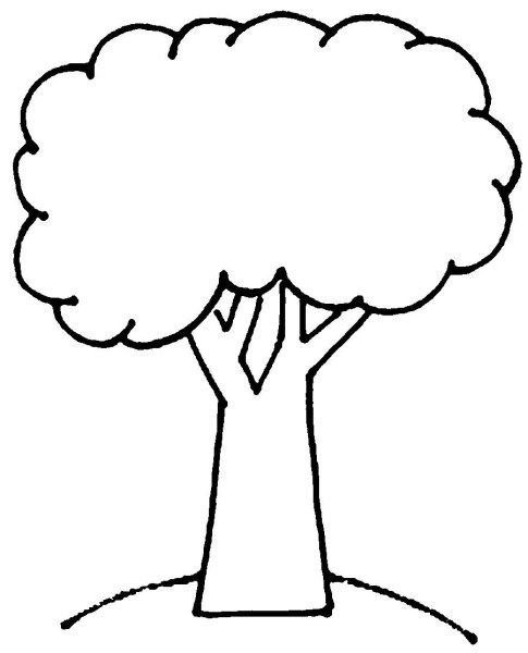 Дерево для раскрашивания