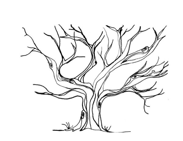 Дерево раскраска