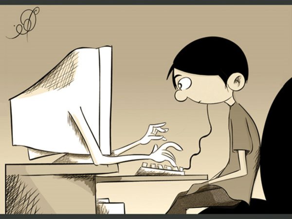 Интернет зависимость иллюстрации