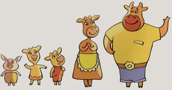 Оранжевая корова Федя