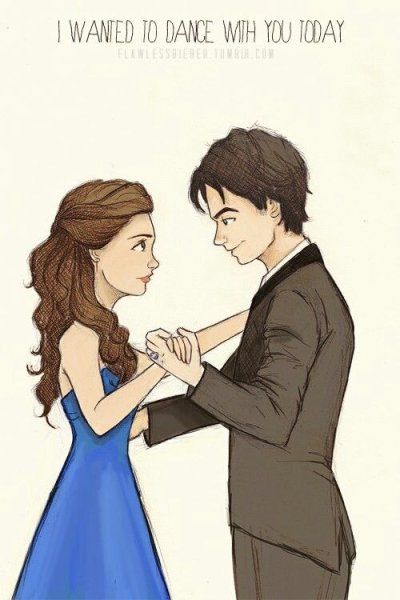 Деймон дневники вампира рисунок