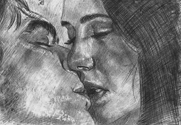 Рисунки дневники вампира Елена и Стефан