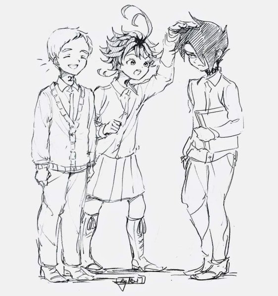 Эмма обещанный Неверленд референс