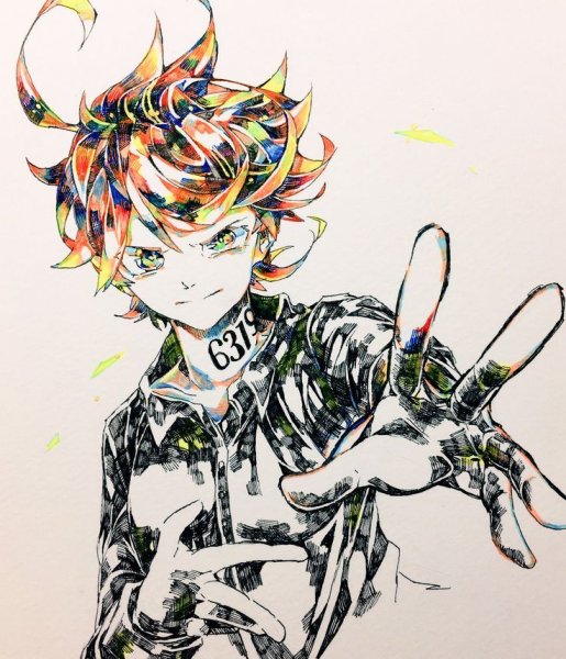 Эмма аниме обещанный Неверленд