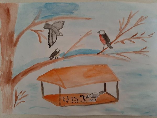 М Мошкин Птичья столовая