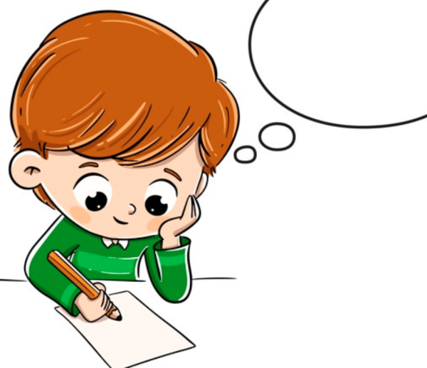 Ученик думает