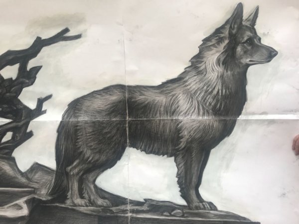 Животные в городе рисунки