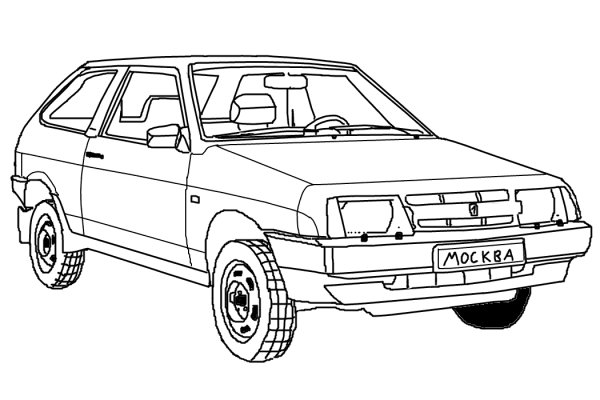 ВАЗ 2109 контур