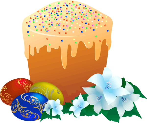 Кулич рисунок