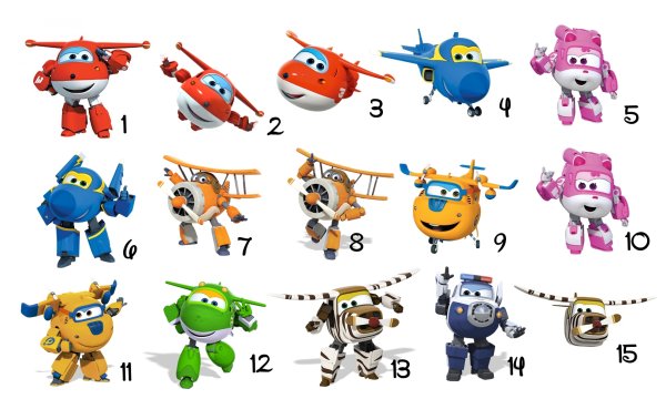 Супер Крылья Джетт и его друзья имена