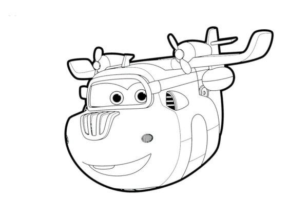 Супер Крылья Джетт раскраска