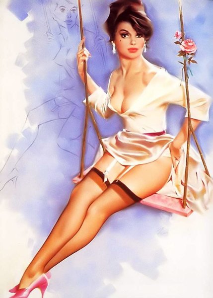 Джина Лоллобриджида Пинап