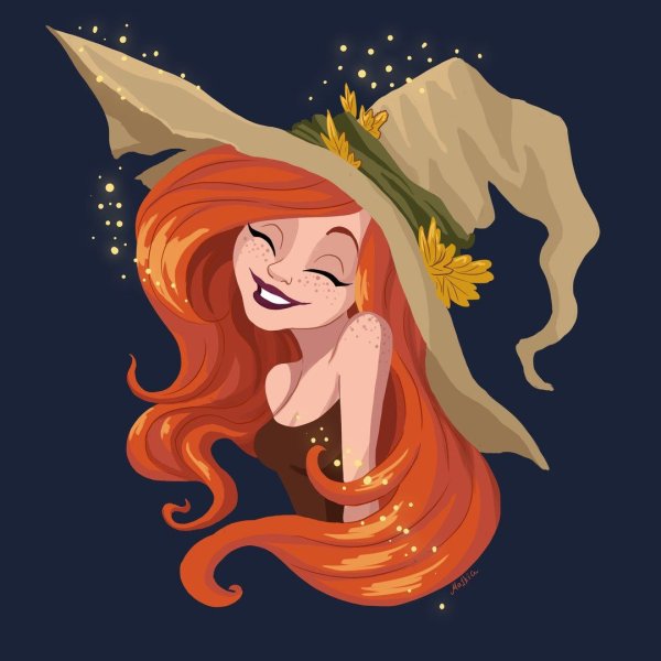 Рыжеволосая ведьмочка