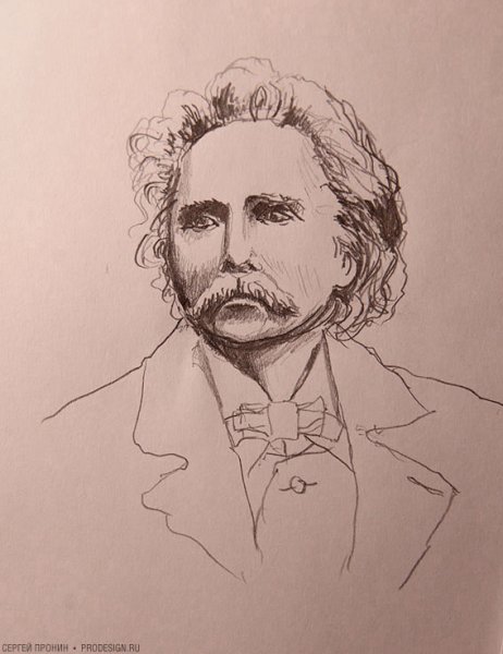 Рисунок Эдварда Грига