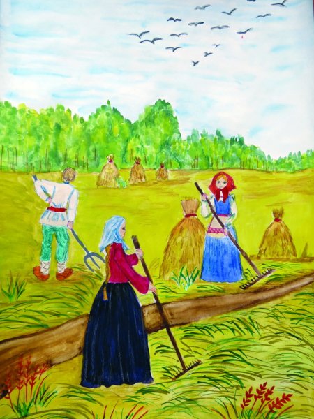 Сцены труда из крестьянской жизни