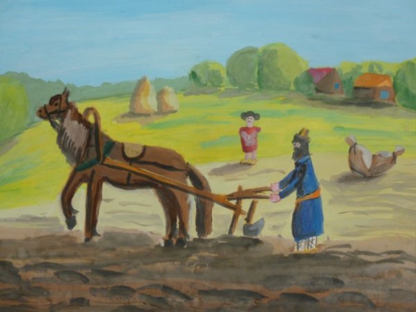 Детский крестьянский труд