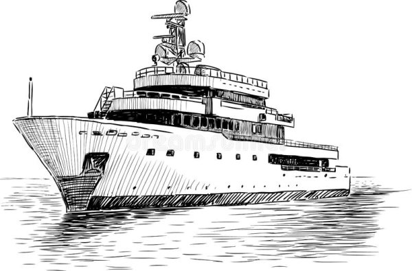 Эскизы современных кораблей