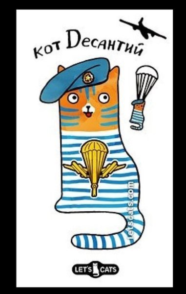 Рисунок на 23 февраля с котом