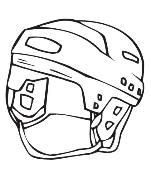 Шлем раскраска