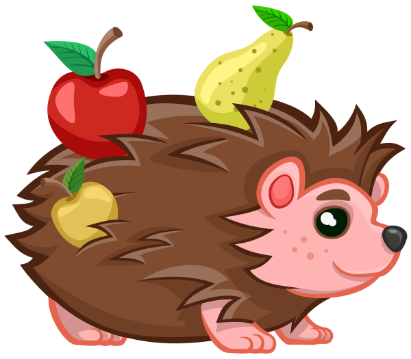 Ежик мультяшный